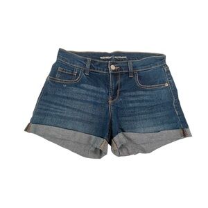 Old Navy The Drew Boyfriend Cuffed Hem Jean Shorts Size 0 Women’s